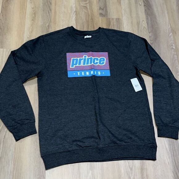 New Colorblock Prince Dry Fresh Tennis Competition Gray LS Sweatshirt XL men’s - Picture 1 of 3